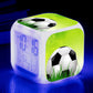 Réveil Enfant 5 ans – Cube LED Football avec Affichage Digital