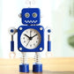 Réveil Enfant 5 ans – Robot Analogique Noir & Jaune avec Alarme