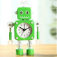 Réveil Enfant 5 ans – Robot Analogique Noir & Jaune avec Alarme