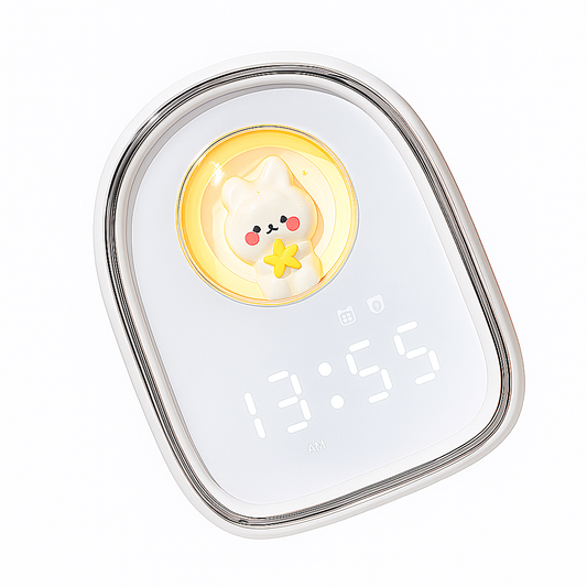 Réveil Enfant 6 ans – Capsule Spatiale LED avec Affichage Digital