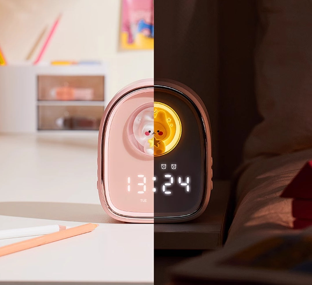 Réveil Enfant 6 ans – Capsule Spatiale LED avec Affichage Digital