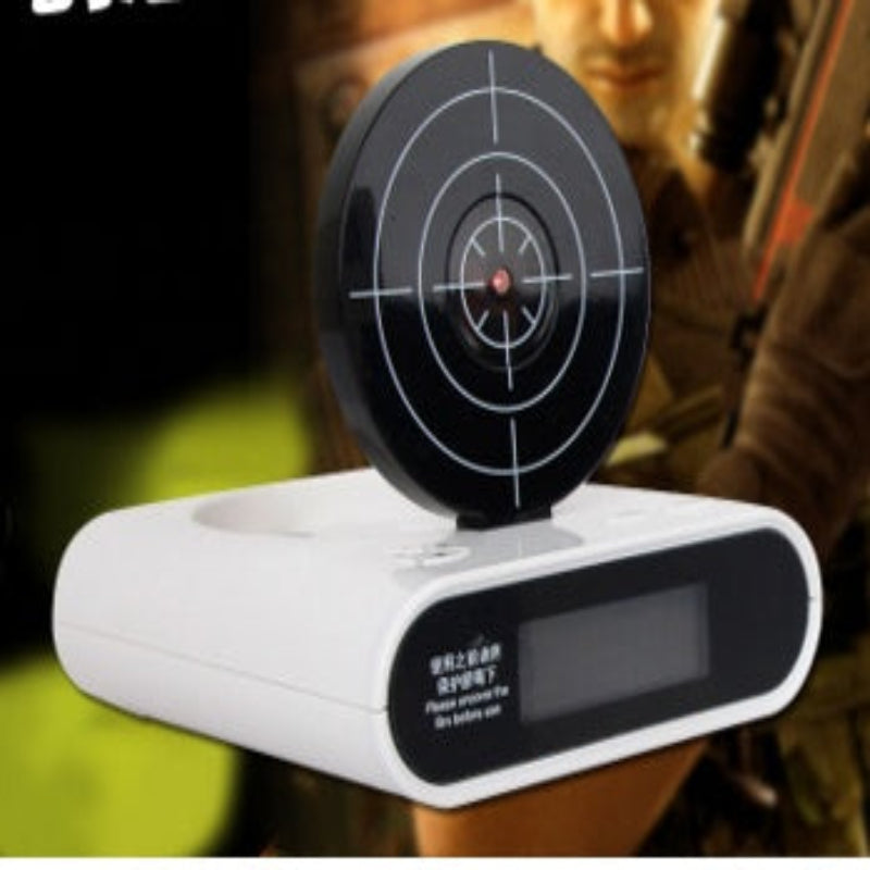 Réveil Enfant 6 ans – Cible de Tir Camouflage avec Affichage LED