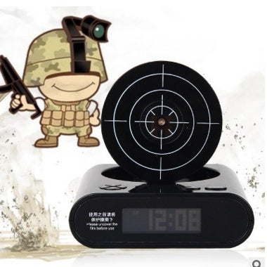 Réveil Enfant 6 ans – Cible de Tir Camouflage avec Affichage LED