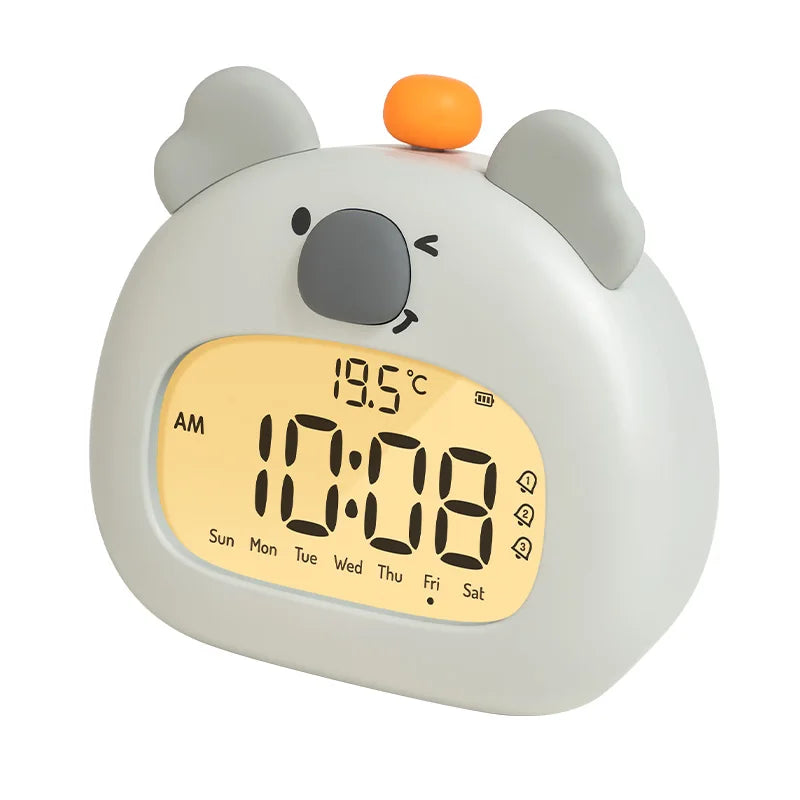 Réveil Enfant Koala – LED Digital et Température