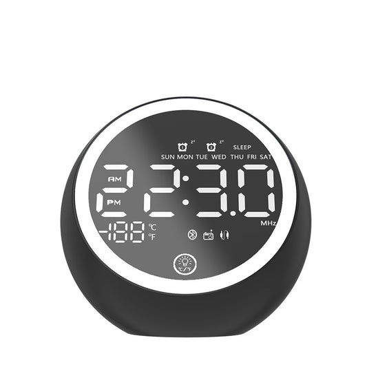 Réveil Enfant 6 ans – LED Rond avec Bluetooth, Radio et Affichage Digital