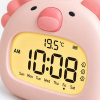 Réveil Enfant Axolotl – LED Digital et Température – Gros plan