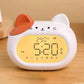 Réveil enfant chat digital – Horloge mignonne avec température