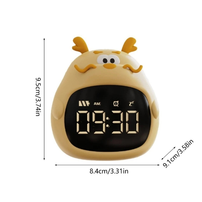 Réveil Enfant Connecté Bluetooth – Design Mignon avec Application Mobile