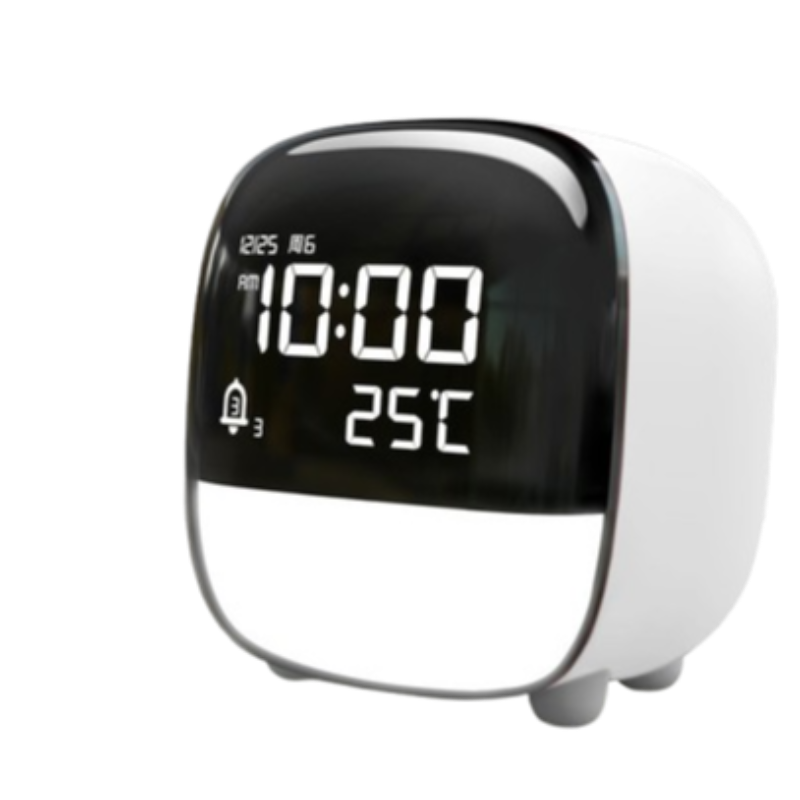 Réveil Enfant 7 ans – Cube LED avec Veilleuse Intégrée et Thermomètre