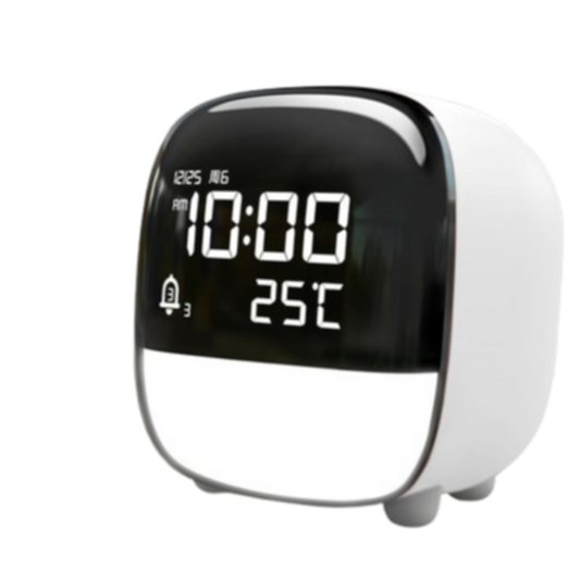 Réveil Enfant 7 ans – Cube LED avec Veilleuse Intégrée et Thermomètre