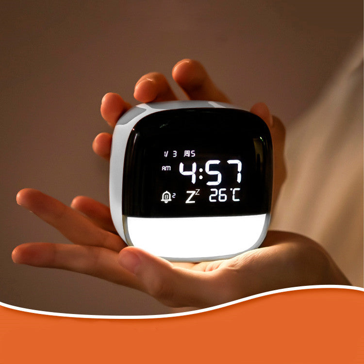 Réveil Enfant 7 ans – Cube LED avec Veilleuse Intégrée et Thermomètre