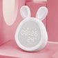 Réveil Lampe de chevet Lapin Enfant LED Veilleuse – Affichage Digital HD
