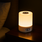 Réveil Lampe de Chevet Tactile – Veilleuse LED avec Affichage Digital