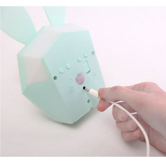 Réveil Lapin Enfant  LED – Affichage Digital Température et Heure