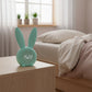 Réveil Lapin LED avec Grandes Oreilles – Affichage Digital Moderne