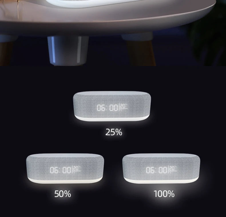 Réveil LED avec Chargeur Sans Fil 15W