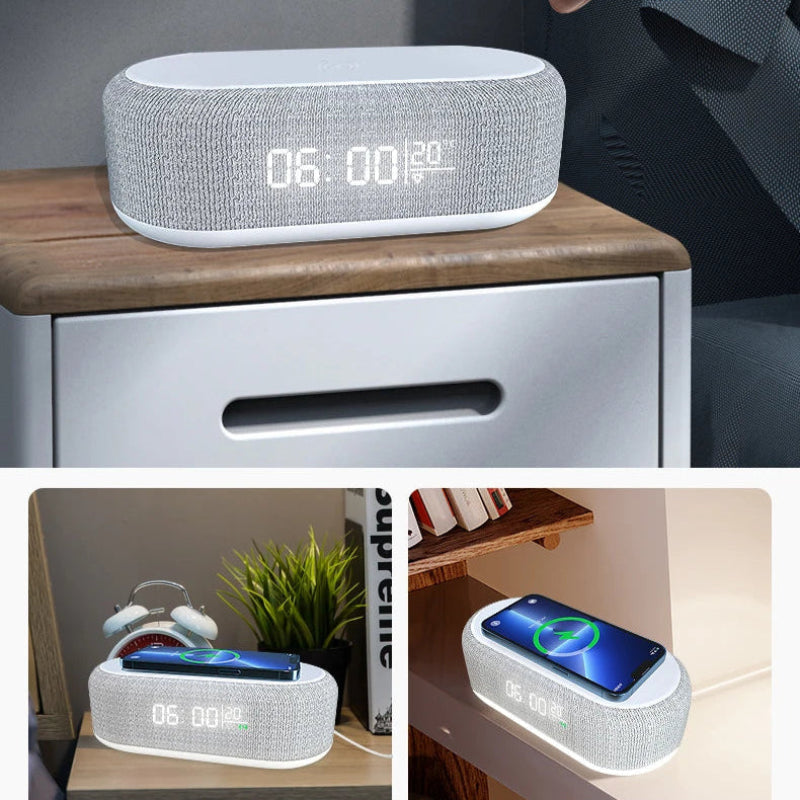Réveil LED avec Chargeur Sans Fil 15W
