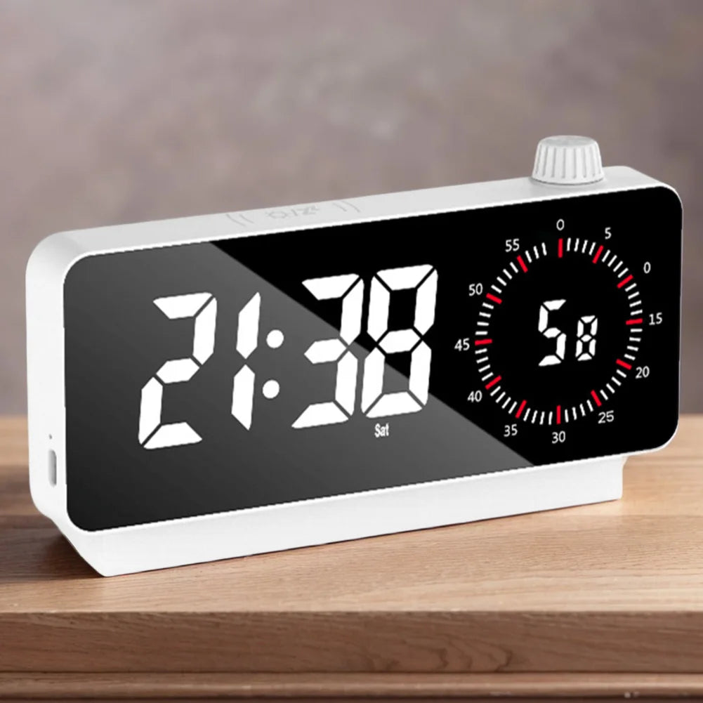 Réveil Multifonction Gestionnaire de Temps avec Compte à Rebours et Double Affichage