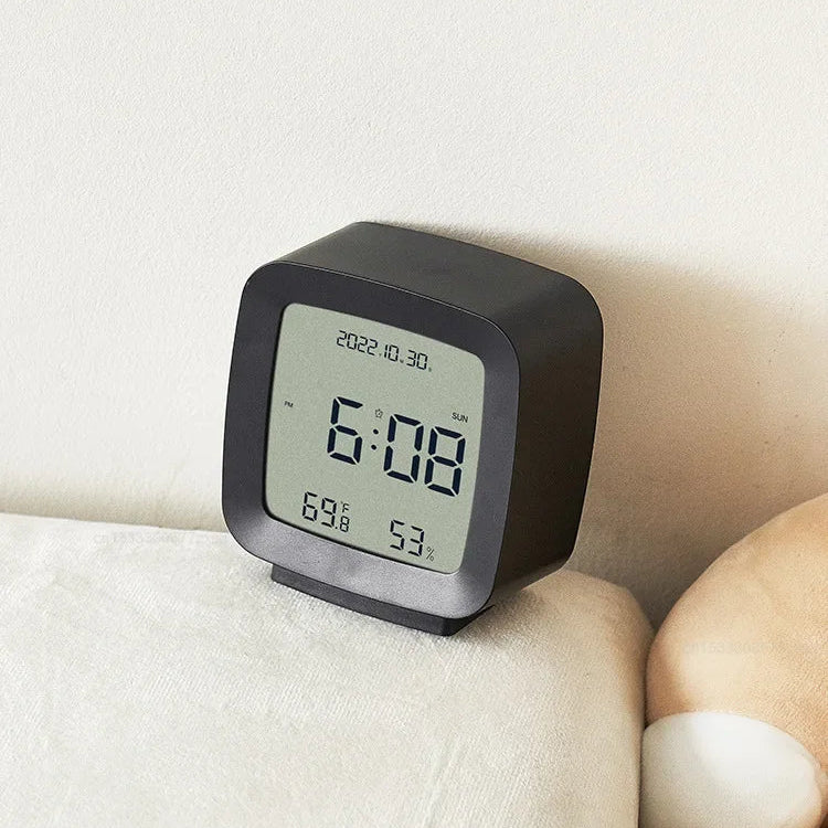 Réveil Multifonction LCD Moderne avec Minuteur et Rétroéclairage Réglable