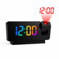 Réveil Projecteur avec Heure au Plafond, Double Alarme et Température