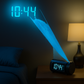 Réveil Projecteur Ultra-Clair avec Affichage Bleu et Port USB