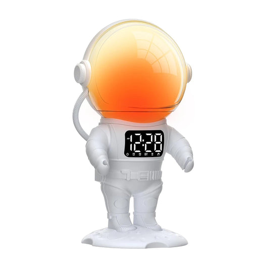 Réveil Simulateur d’Aube Astronaute LED avec Bluetooth et Double Alarme