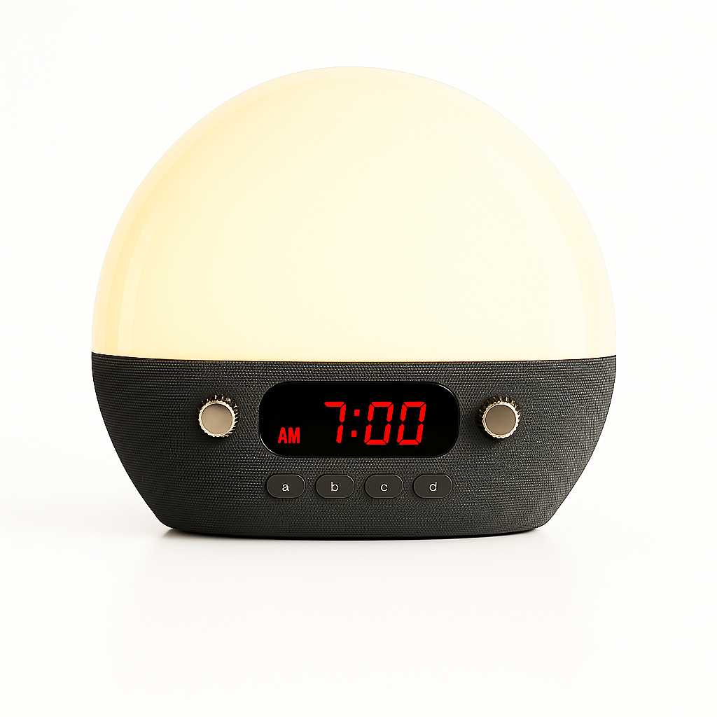 Réveil Simulateur d'Aube – Bruit Blanc et Bluetooth