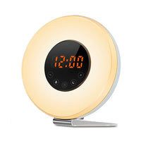 Réveil Simulateur d'Aube – Radio FM et 7 Couleurs LED