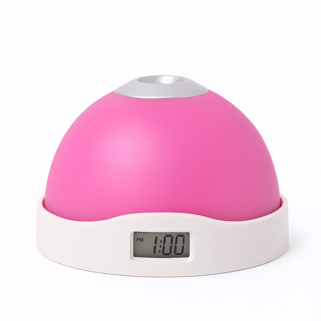 Réveil Veilleuse Projecteur de Lumières