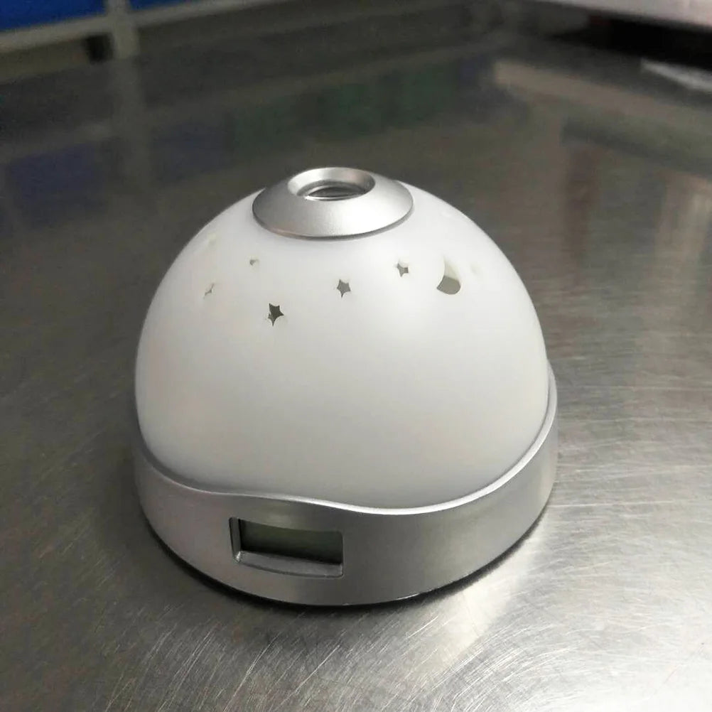 Réveil Veilleuse Projecteur de Lumières